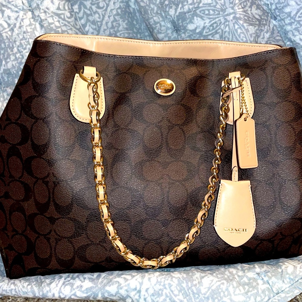 Shoulder Coach large handbag